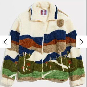 Urban outfitters UO Sherpa zip jacket